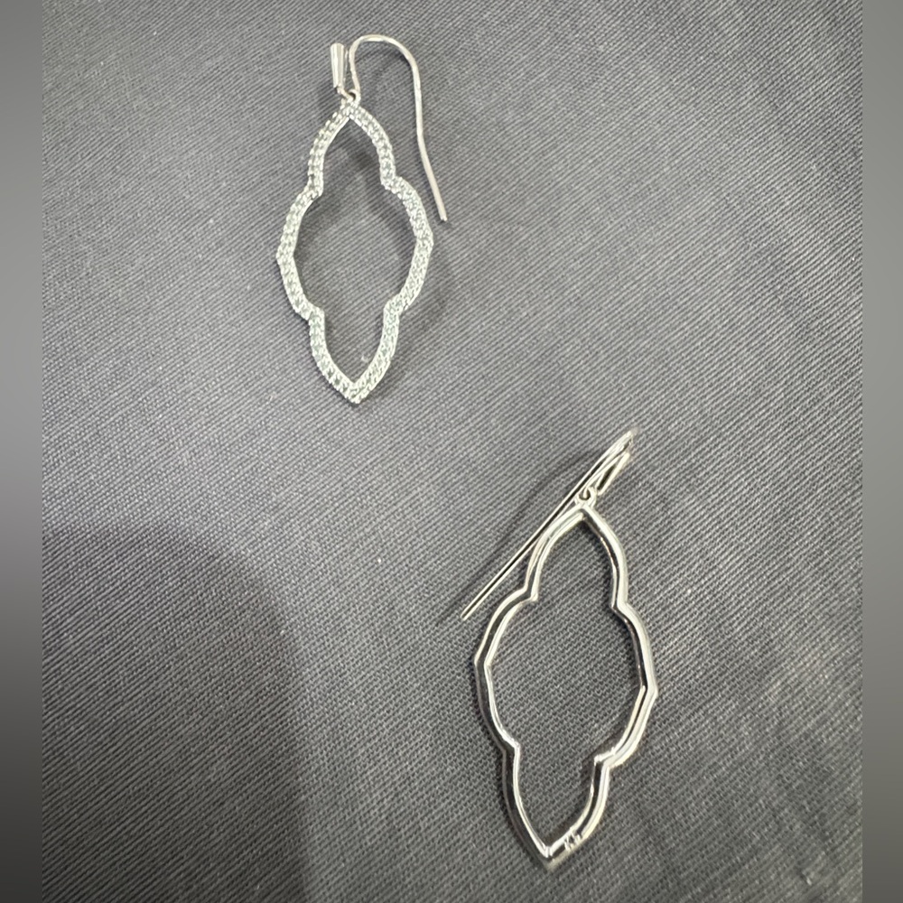 Kendra Scott KS abbie drop earrings crystal - Picture 9 of 11